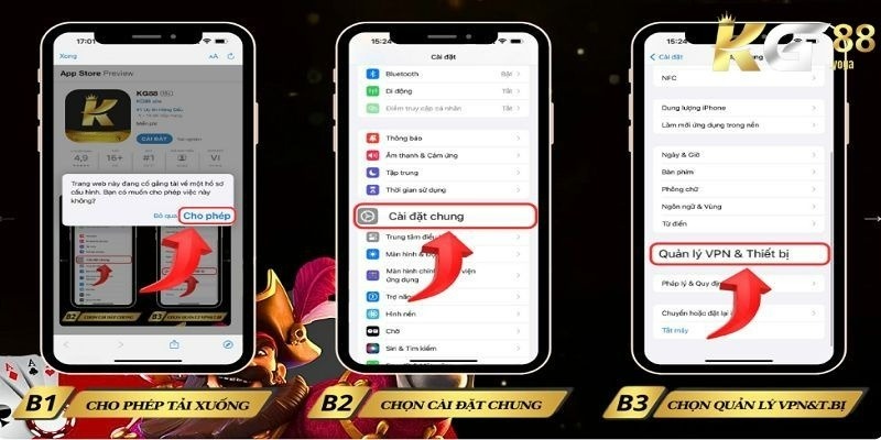 Tải app KG88 cho điện thoại iOS cực dễ dàng